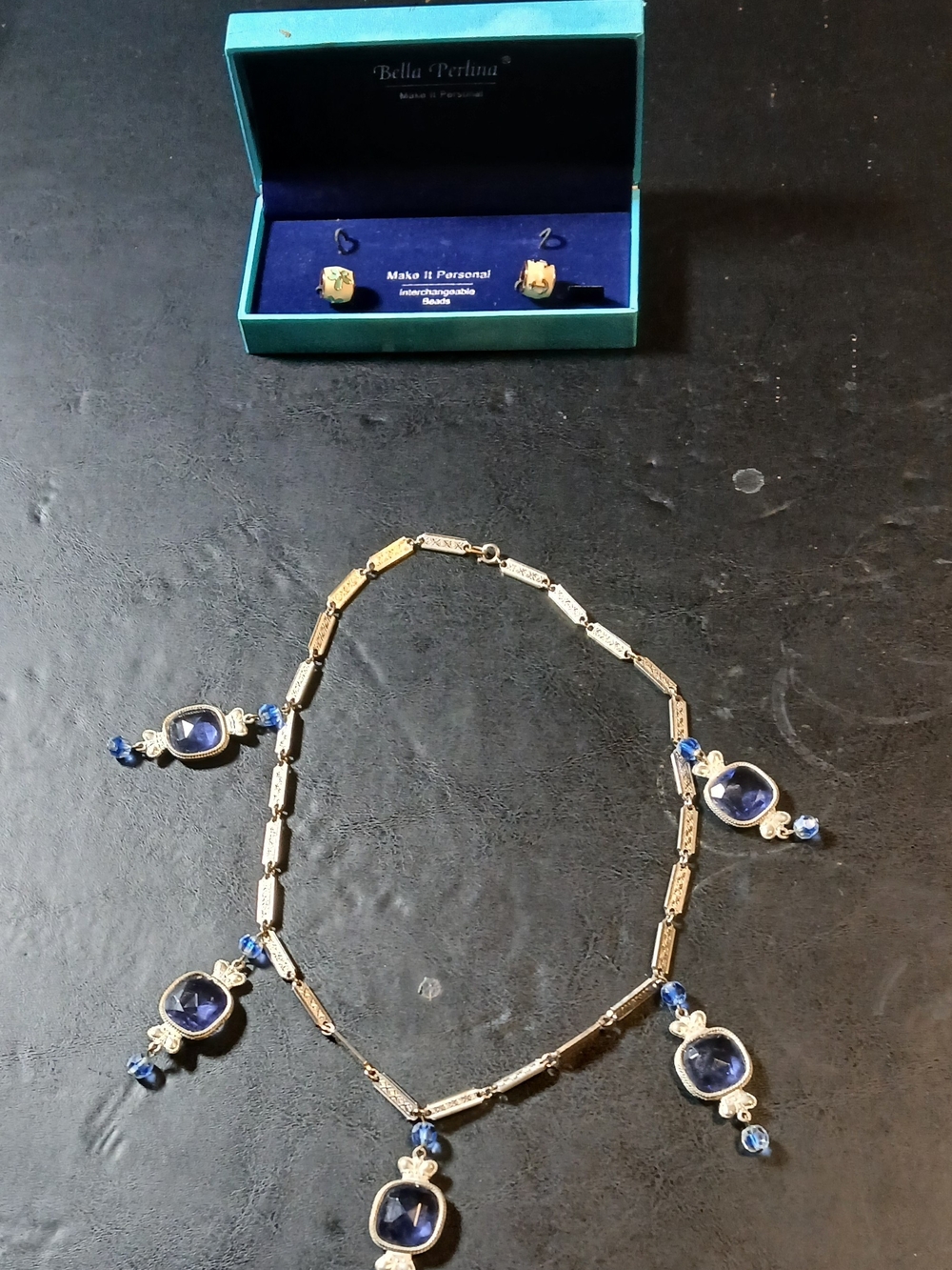 Bella Perlina Charm Set & Costume jewelry necklace